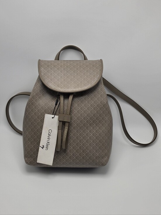 Calvin Klein Handbags - Calvin Klein Women's Mini Backpack In Dersert Taupe